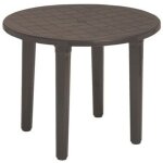Garden life - table rsine 90 cm wengue