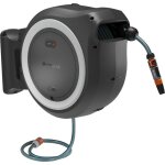 Gardena dvidoir automatique mural sur batterie powerroll xxl solo. sans batterie. tuyau 40m. blanc. ...