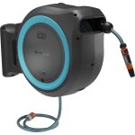 Gardena - dvidoir automatique mural sur batterie powerroll xxl solo. sans batterie. tuyau 40m. bleu ...
