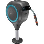 Gardena - d�vidoir automatique rollup s pour terrasse. bleu turquoise. tuyau 15 m. enroulement automatique ...