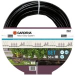 Gardena - kit d'initiation 50 m de tuyau  goutteurs incorpors et bouchon fin de ligne. pour les haies, ...