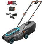 Gardena tondeuse powermax 32 / 18v power for all. 200 m². largeur de coupe 32 cm. batterie li - ion. ... Gardena tondeuse powermax 32 / 18v power for all. 200 m². largeur de coupe 32 cm. batterie li - ion. ...
