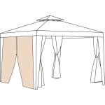 Gardenista - rideau de fenêtre pour tonnelle d'extérieur, rideaux de rechange résistants à l'eau pour ... Gardenista - rideau de fenêtre pour tonnelle d'extérieur, rideaux de rechange résistants à l'eau pour ...