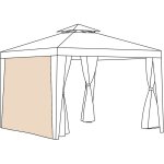 Gardenista - rideau de remplacement pour tonnelle, rideaux d'extérieur résistants à l'eau pour auvent ... Gardenista - rideau de remplacement pour tonnelle, rideaux d'extérieur résistants à l'eau pour auvent ...
