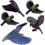Gardigo - autocollant de fen�tre doiseau stickers native birds type de fonctions effet dissuasif 1 pc(s) ...