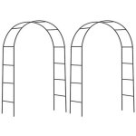 Arche dco en fer noir atea (lot de 2)