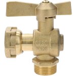 Garis - robinet querre femelle 3 / 4 mle 1 / 2 pour compteurs d'eau b02 - rceq1520