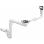 Hansgrohe - garnitures de vidage - garniture de vidage et de trop - plein pour évier, inox 43921800 Hansgrohe - garnitures de vidage - garniture de vidage et de trop - plein pour évier, inox 43921800