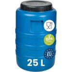 Garronda f�t alimentaire 25 l plastique hdpe tonneau baril grande ouverture pour eau, stockage et fermentation ...