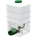 Gaun - abreuvoir automatique � r�serve 20 litres avec cage protectrice ? distributeur d'eau volailles, ...