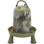 Gaun - abreuvoir camouflage nature 5 litres sur pieds poules, volailles