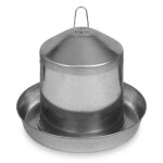 Gaun - abreuvoir poule en acier galvanis� double paroi 8l