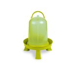 Gaun - abreuvoir volailles en plastique gamme eco 8l avec pieds vert