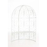 Clp - gazebo de jardin élégant avec une forme semiluna avec banc intérieur diverses couleurs colore : ... Clp - gazebo de jardin élégant avec une forme semiluna avec banc intérieur diverses couleurs colore : ...