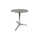 Gdlc - table de bar bistrot en aluminium rond au haut �tage 60 cm collection de luxe de jardin