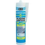 Geb - mastic sanitaire silicone neutre sicone w2 blanc cartouche de 310 ml ref. 890501 Geb - mastic sanitaire silicone neutre sicone w2 blanc cartouche de 310 ml ref. 890501