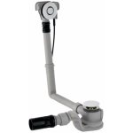 Accessoires - garniture de vidage et de trop - plein pour baignoire, pushcontrol, longueur 260 mm, chrome ...