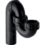 Geberit accessoires - siphon pour �viers, avec raccord � joint am�ricain, sortie / entr�e verticale, ...