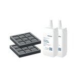 Geberit accessoires - set aquaclean de filtres  charbon actif et liquide de nettoyage pour buse, 2 pices ...