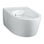 Geberit - cuvette au sol icon, car�n�e, rimfree, 6 litres, blanc
