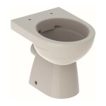 Geberit - cuvette wc au sol renova, sortie horizontale, semi - carne, rimfree, 49cm, blanc