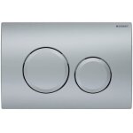 Delta20 plaque de dclenchement double touche, chrome mat (115. 127. 46. 1) - geberit