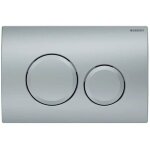 Delta20 plaque de d�clenchement double touche, chrome mat (115. 127. 46. 1) - geberit