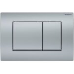 Delta30 plaque de dclenchement double touche, chrome mat (115. 137. 46. 1) - geberit