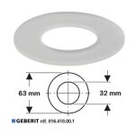Joint de cloche pour wc geberit 63 x 32 mm geberit rf. 816. 418. 00. 1