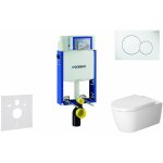 Kombifix - ensemble bti - support, cuvette de toilette et sige me by starck, rimless, softclose, plaque ...