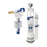 Geberit - mcanisme wc complet rinage double touche alimentation latrale