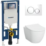 Pack bti - support geberit extra - plat up720 + wc sans bride vitra s60 + abattant softclose + plaque ...