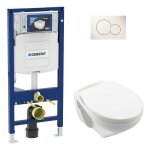 Geberit - pack bati support et wc suspendu villeroy & boch newo