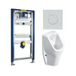 Pack complet bâti support urinoir geberit et urinoir duravit no. 1, sans rebord, entrée par l'arrière ... Pack complet bâti support urinoir geberit et urinoir duravit no. 1, sans rebord, entrée par l'arrière ...