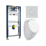 Pack complet b�ti support urinoir geberit et kit complet urinoir edu arriv�e par l'arri�re