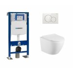 Geberit - pack up320 + cuvette kelos flush blanc mat + plaque sigma blanche
