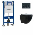 Pack geberit up320 + cuvette sans bride kelos flush noir mat + plaque sigma noir Pack geberit up320 + cuvette sans bride kelos flush noir mat + plaque sigma noir
