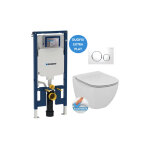 Pack wc bati - support geberit extra - plat up720 + wc ideal standard tesi aquablade + abattant softclose ...