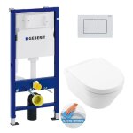 Geberit - pack wc bati up100 + wc sans bride villeroy & boch architectura Geberit - pack wc bati up100 + wc sans bride villeroy & boch architectura