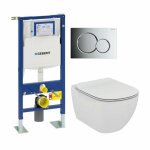 Geberit - pack wc up320 + cuvette aquablade tesi + sigma chrom brillant
