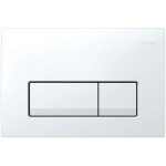 Plaque de d�clenchement delta 50, double touche, blanc alpin (115. 119. 11. 1) - geberit