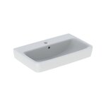 Geberit - renova compact lavabo, 650x370mm, avec trou pour robinet,