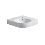 Geberit - selnova compact - lave - main d'angle 695x615 mm avec un trou pour mitigeur, blanc 501. 508. ...