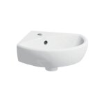 Geberit - selnova - lave - main d'angle 414x412 mm avec un trou pour mitigeur, blanc 500. 326. 01. 5