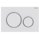 Sigma20 - plaque de déclenchement sigma 20, blanc mat / chrome 115. 882. jt. 1 - geberit Sigma20 - plaque de déclenchement sigma 20, blanc mat / chrome 115. 882. jt. 1 - geberit