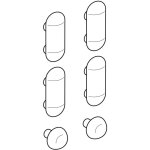 Tampon amortisseur geberit 1 kit pour renova - abattant wc 598123000 Tampon amortisseur geberit 1 kit pour renova - abattant wc 598123000