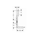 Coude de chasse geberit 118. 100. 11. 1 Coude de chasse geberit 118. 100. 11. 1