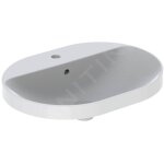 Geberit variform - vasque à encastrer 600x450 mm, avec trop - plein, trou pour robinetterie, blanc 500. ... Geberit variform - vasque à encastrer 600x450 mm, avec trop - plein, trou pour robinetterie, blanc 500. ...