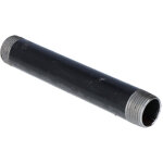 Gebo - fusil en acier noir 3 / 4'' longueur 0, 20 m double filetage