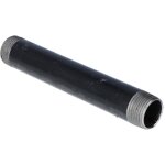 Gebo - fusil en acier noir 3 / 4'' longueur 0, 40 m double filetage Gebo - fusil en acier noir 3 / 4'' longueur 0, 40 m double filetage